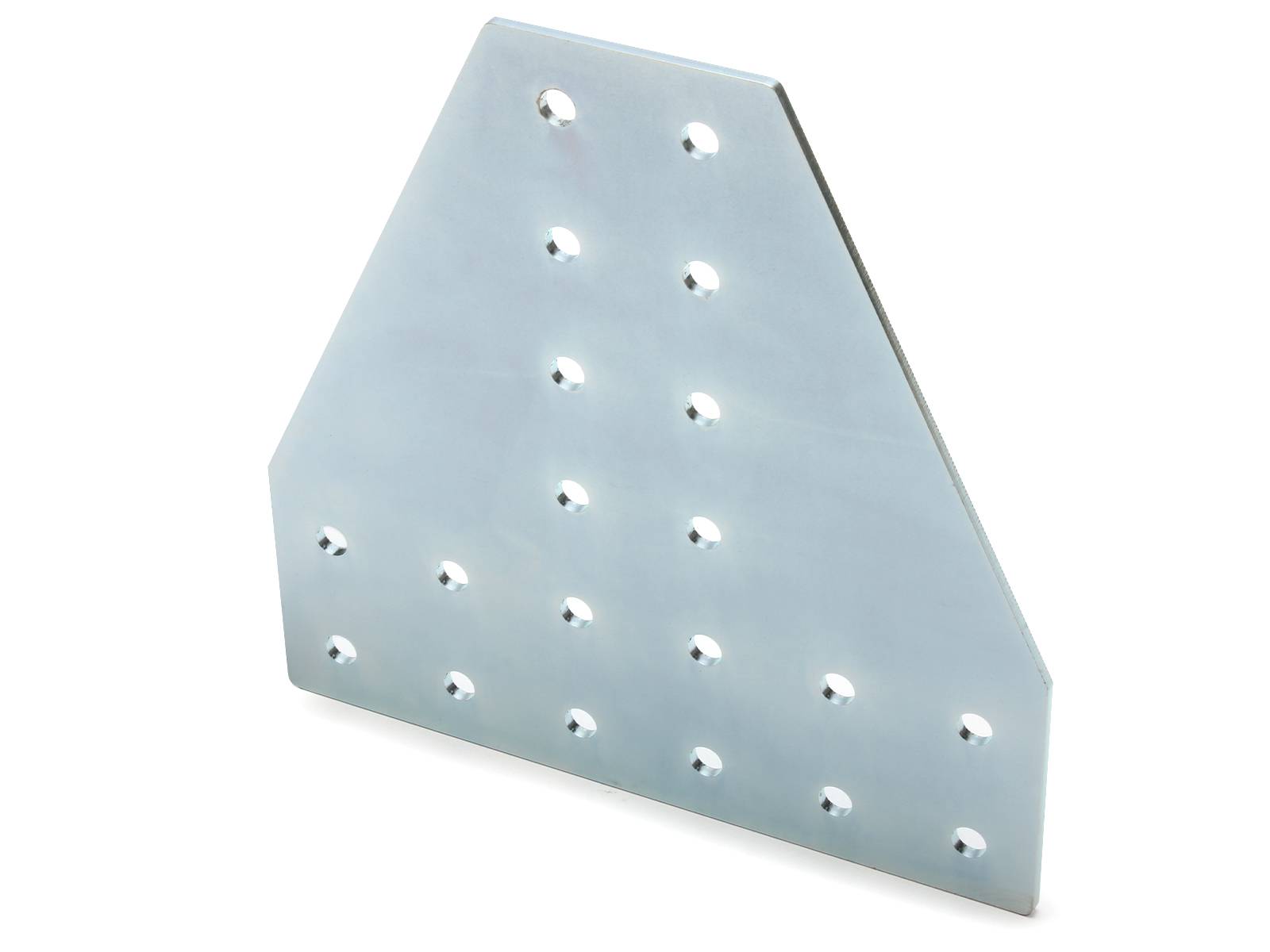 Verbinderplatte I-Typ Nut 5, TD - 40x120x120mm, Stahl 2mm galvanisch verzinkt