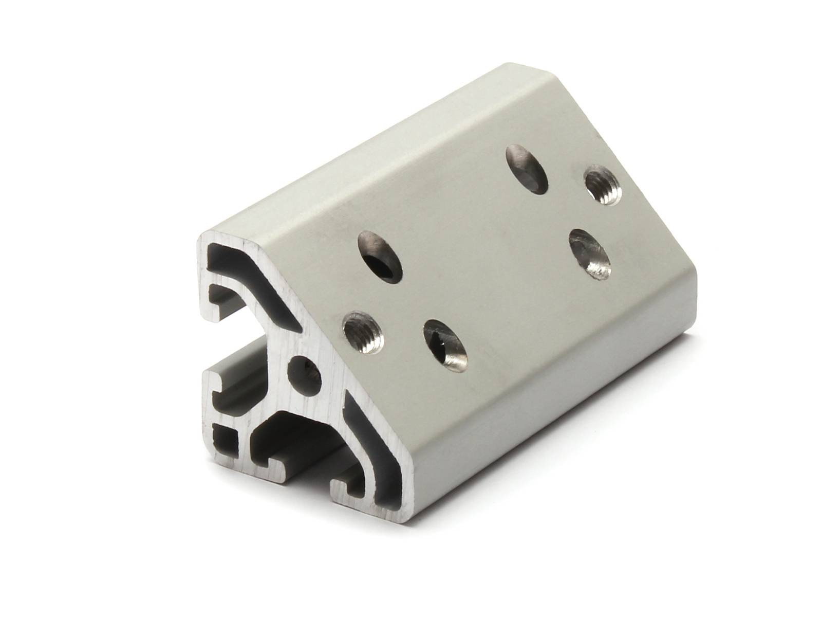 Winkelelement 30x60 I-Typ Nut 6 für 45 Grad Fachwerk-Eckpunkte