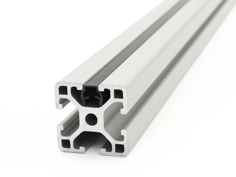 Abdeck- & Einfassprofil schwarz I-Typ Nut 6 Länge 1 Meter