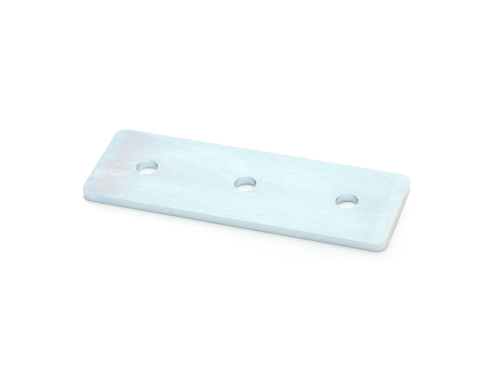 Verbinderplatte I-Typ Nut 6, 30x90mm, Stahl 3mm galvanisch verzinkt