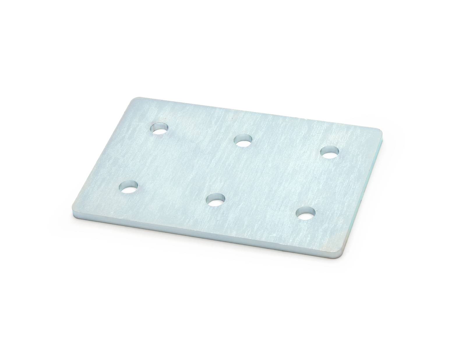 Verbinderplatte I-Typ Nut 6, 60x90mm, Stahl 3mm galvanisch verzinkt