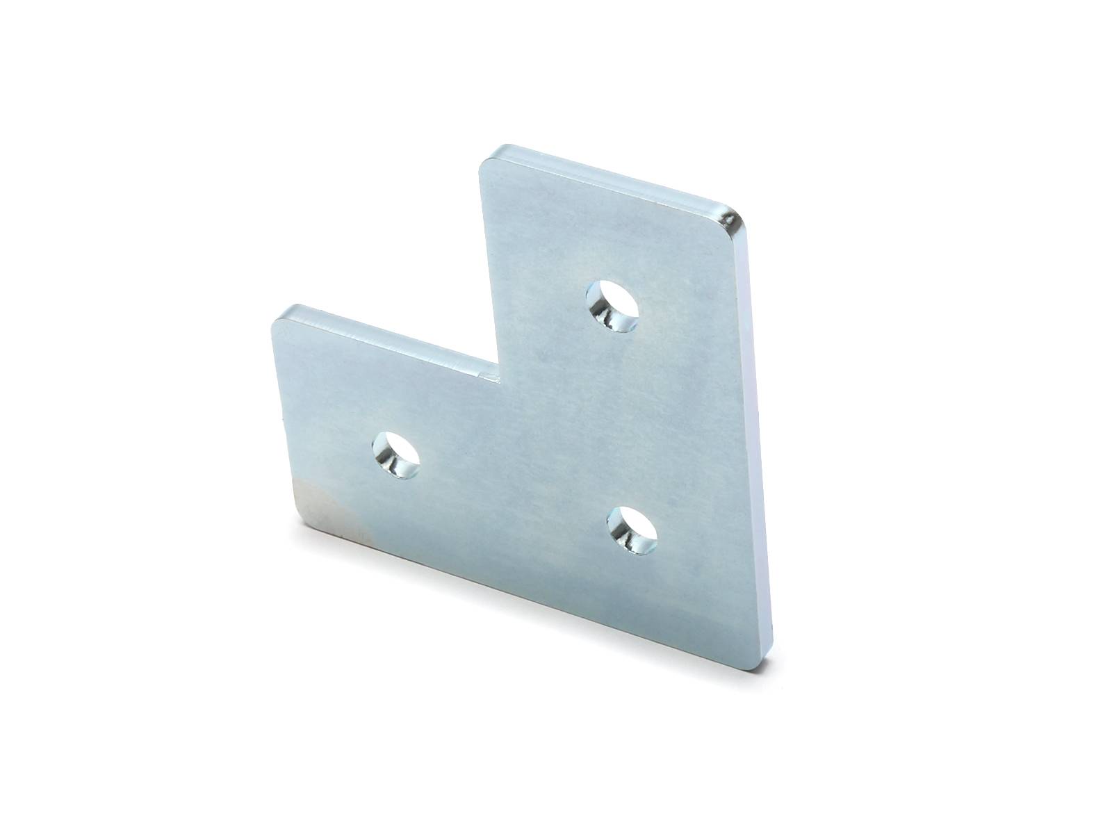 Verbinderplatte I-Typ Nut 6, L - 30x60x60mm, Stahl 3mm galvanisch verzinkt
