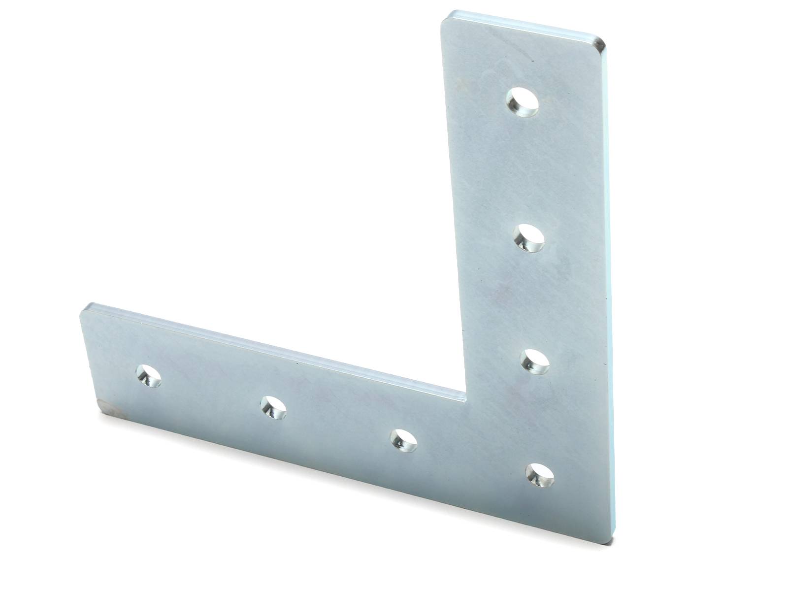 Verbinderplatte I-Typ Nut 6, L - 30x120x120mm, Stahl 3mm galvanisch verzinkt