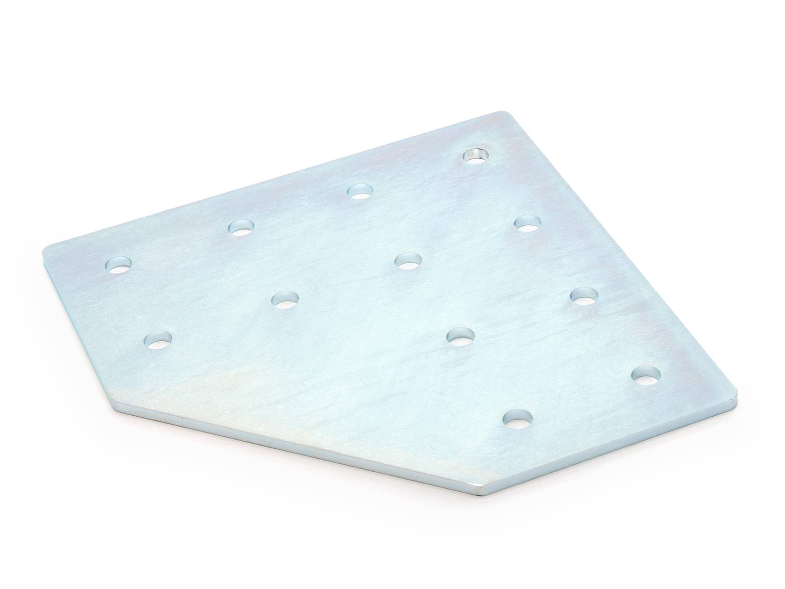 Verbinderplatte I-Typ Nut 6, LD - 60x120x120mm, Stahl 3mm galvanisch verzinkt