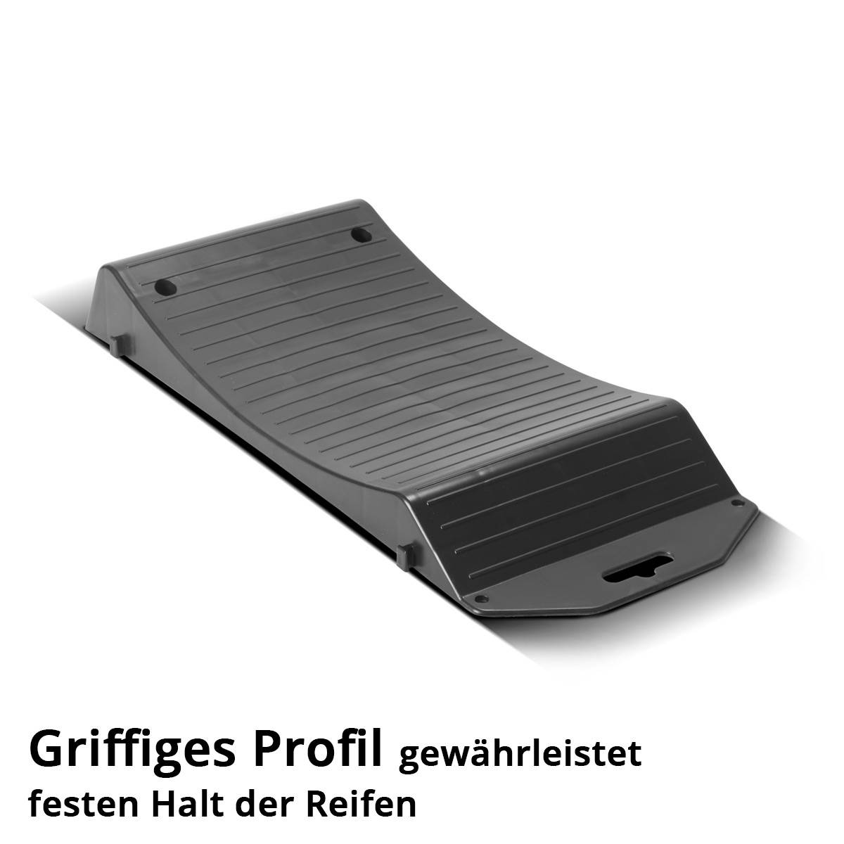 STAHLWERK Reifenschoner Standplatten GT-18 ST 4er Set 2,7t Tragkraft Reifenwiege