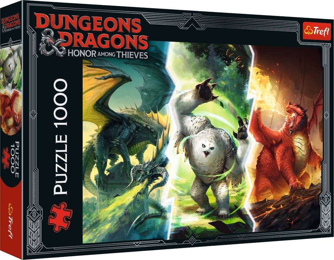 TREFL Puzzle Dungeons & Dragons: Legendäre Monster von Faerûn 1000 Teile