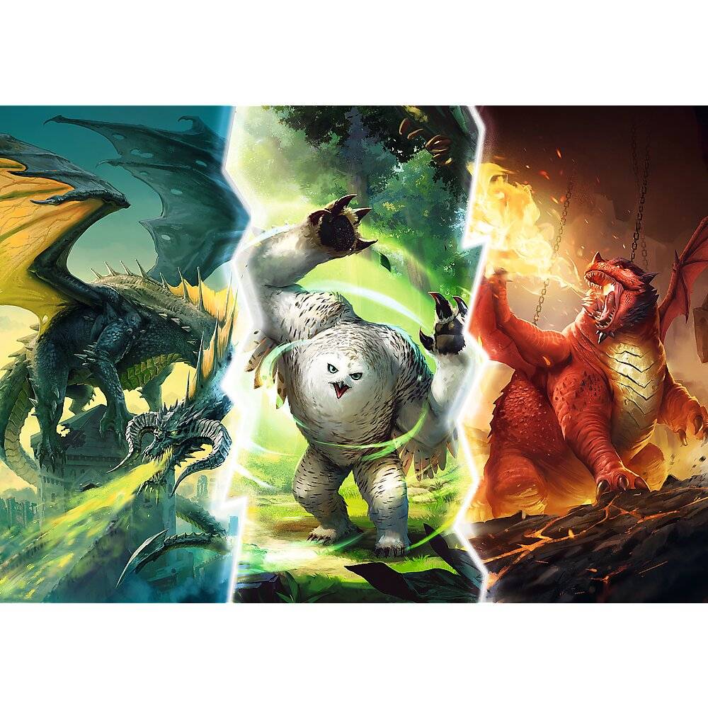TREFL Puzzle Dungeons & Dragons: Legendäre Monster von Faerûn 1000 Teile
