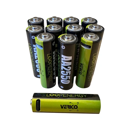 VERICO Li-Ion-Akku Loop Energy AA, mit USB-C Buchse, 12er Pack VERICO Li-Ion-Akku Loop Energy AA, mit USB-C Buchse, 12er Pack