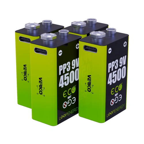 VERICO Li-Ion-Akku Loop Energy 9 V- Block, 4er Pack VERICO Li-Ion-Akku Loop Energy 9 V- Block, 4er Pack