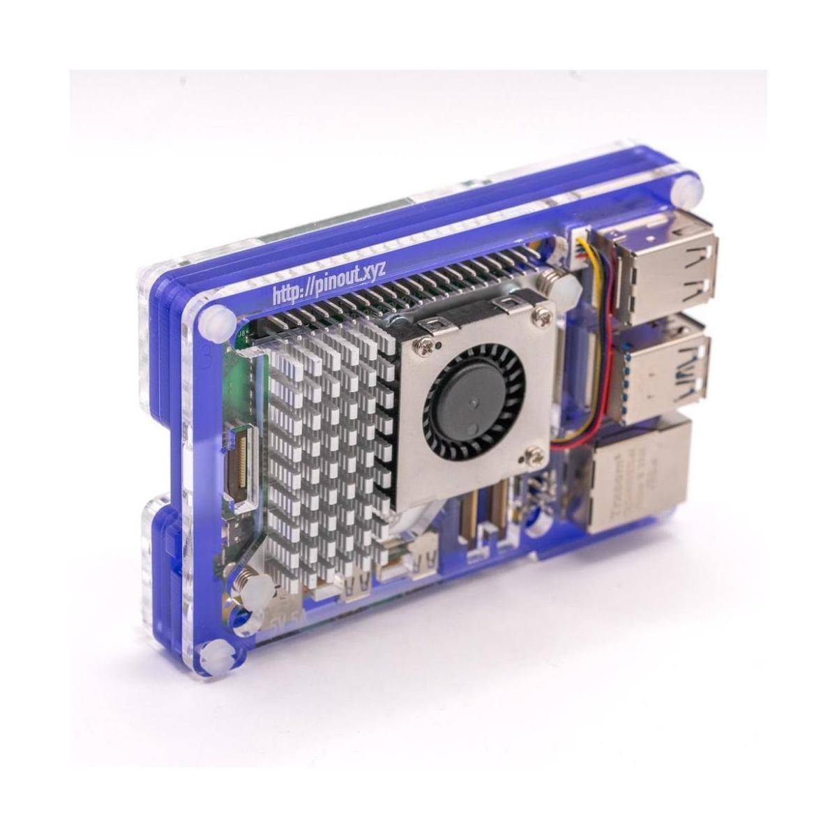 EB121405 - Pibow Coupe 5 Gehäuse für Raspberry Pi 5 - Royale