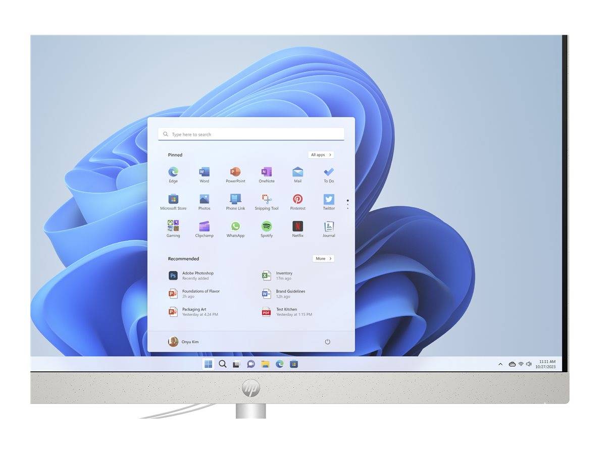 HP All-in-One PC 27-cr0110ng [68,5cm (27") FHD-Display, Ryzen 3 7320U, 8GB RAM,