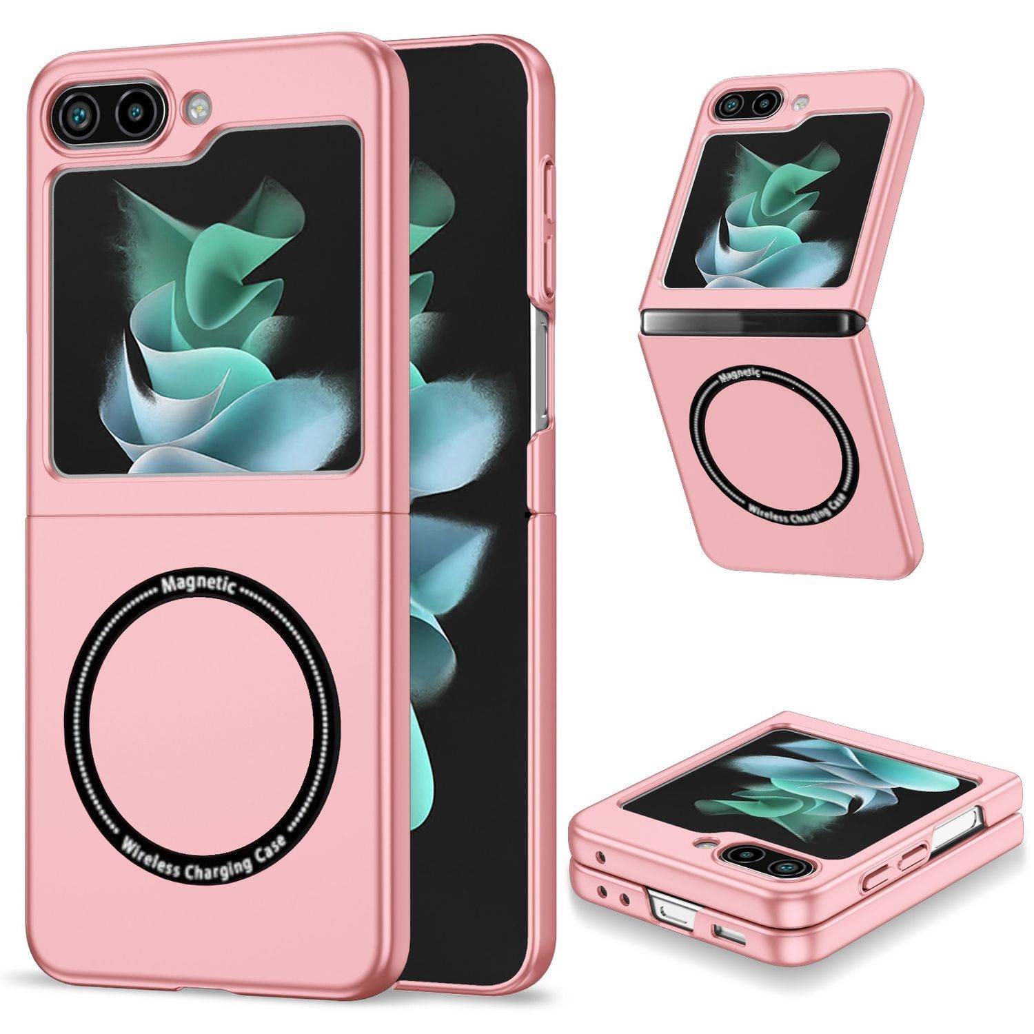 Für Samsung Galaxy Z Flip6 Magnet Magsafe Handy Schutz Hülle Case Pink
