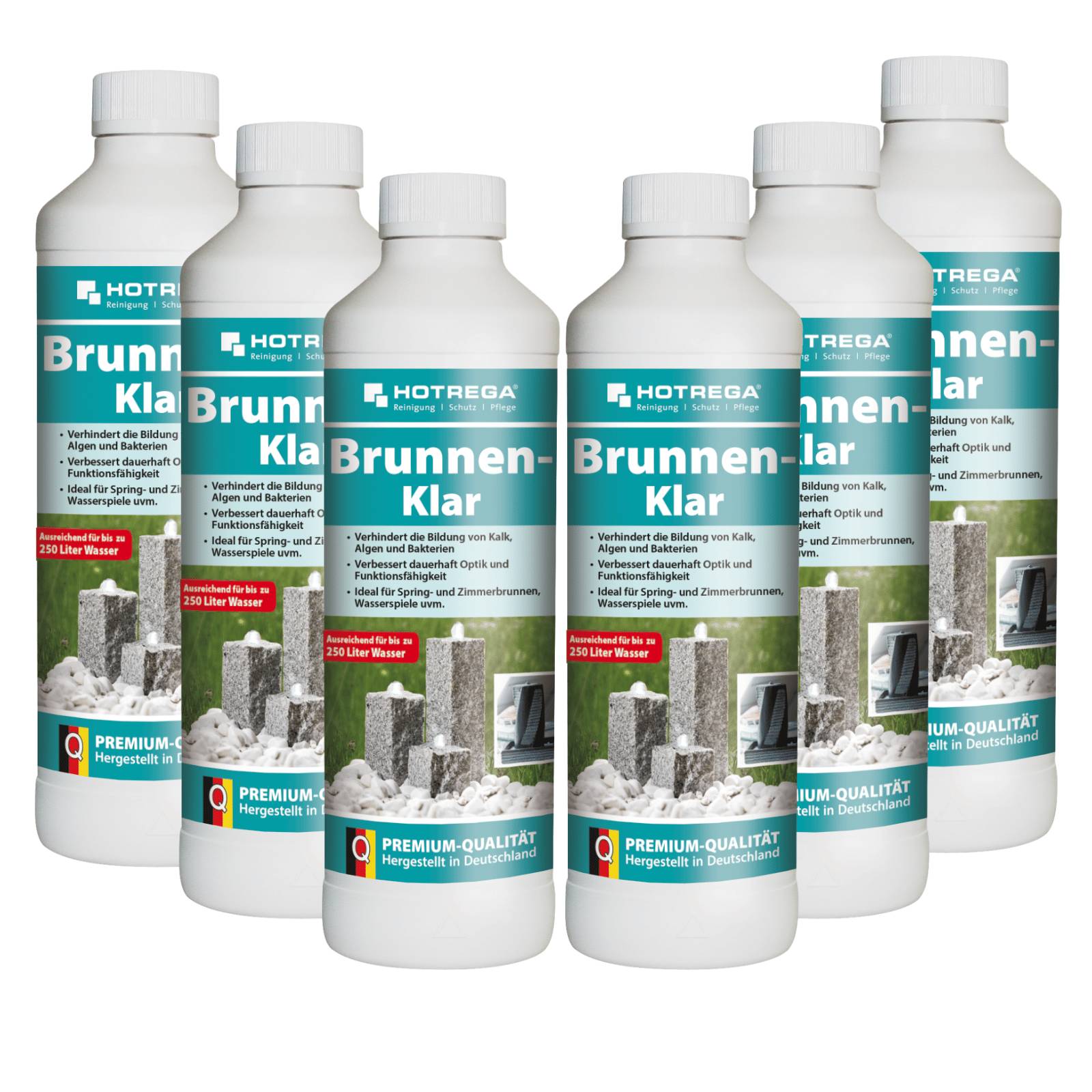 HOTREGA Brunnen Klar 500ml Set - Menge:6