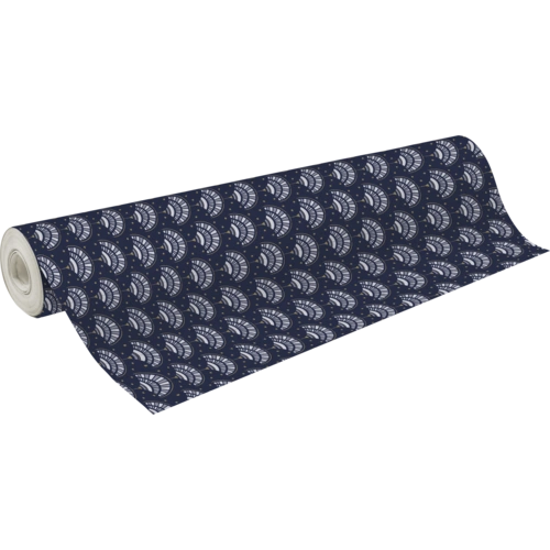 Clairefontaine Geschenkpapier, Tiny Rolls, 50x0,35m, Fächer, Blau Blau 223915C Clairefontaine Geschenkpapier, Tiny Rolls, 50x0,35m, Fächer, Blau Blau 223915C