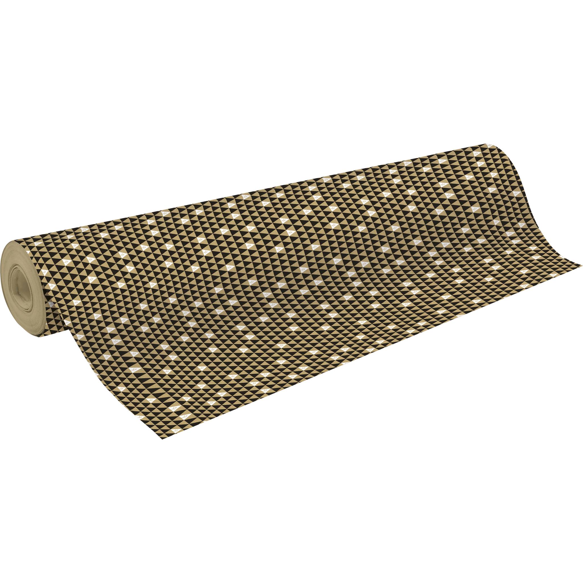 Kraft 70g Tiny 50x0,35m Dreieck schwarz - 223923C