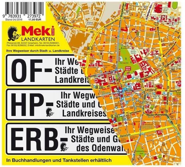 Städteatlas Landkreis Darmstadt-Dieburg und Landkreis Groß-Gerau 1:13 000