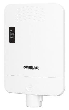 INTELLINET Outdoor PoE-Powered 5-Port Gigabit Switch mit PoE-Passthrough / 4-Port PoE+ Extender PoE