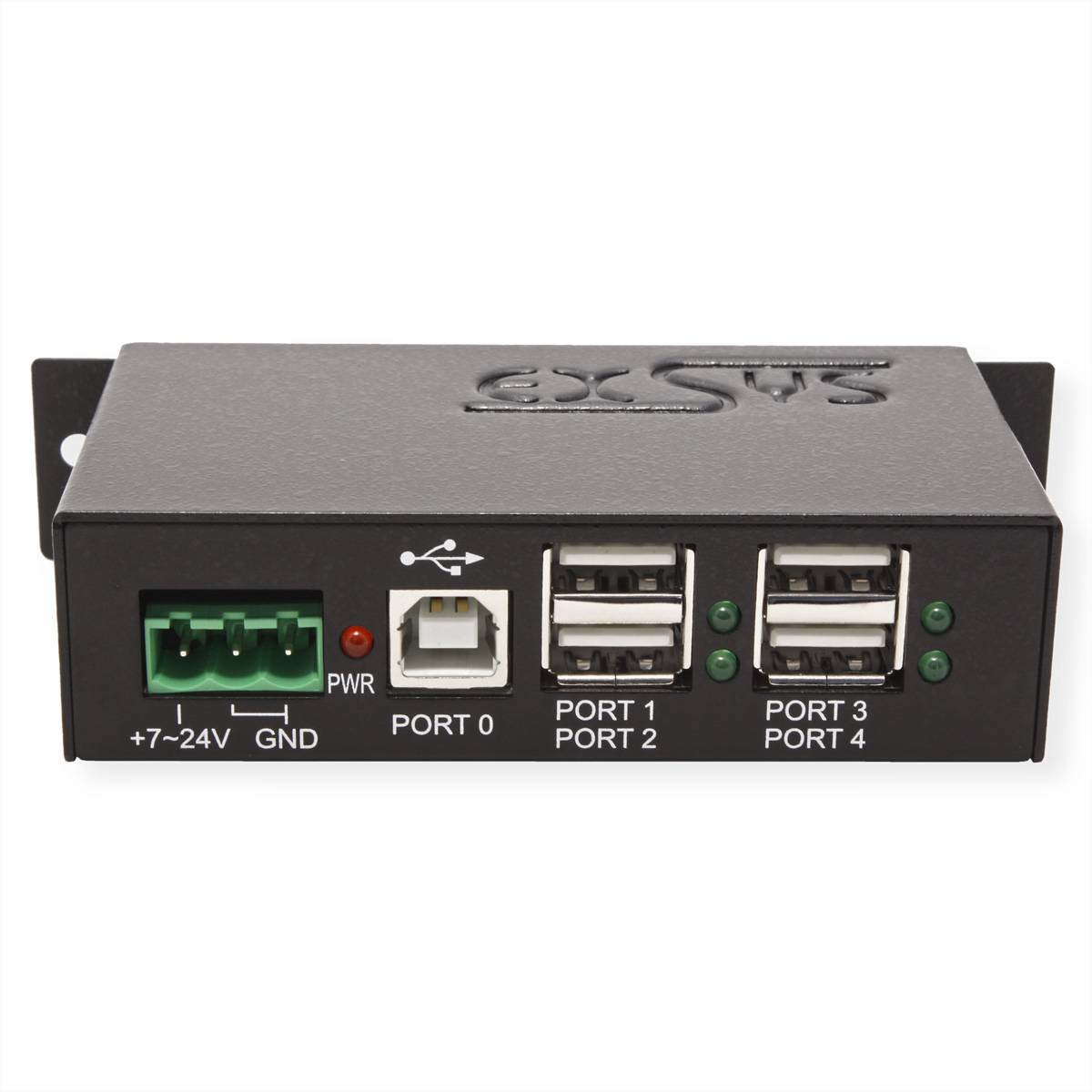 EXSYS EX-1163HMS USB 2.0 Hub Metall 4-Port