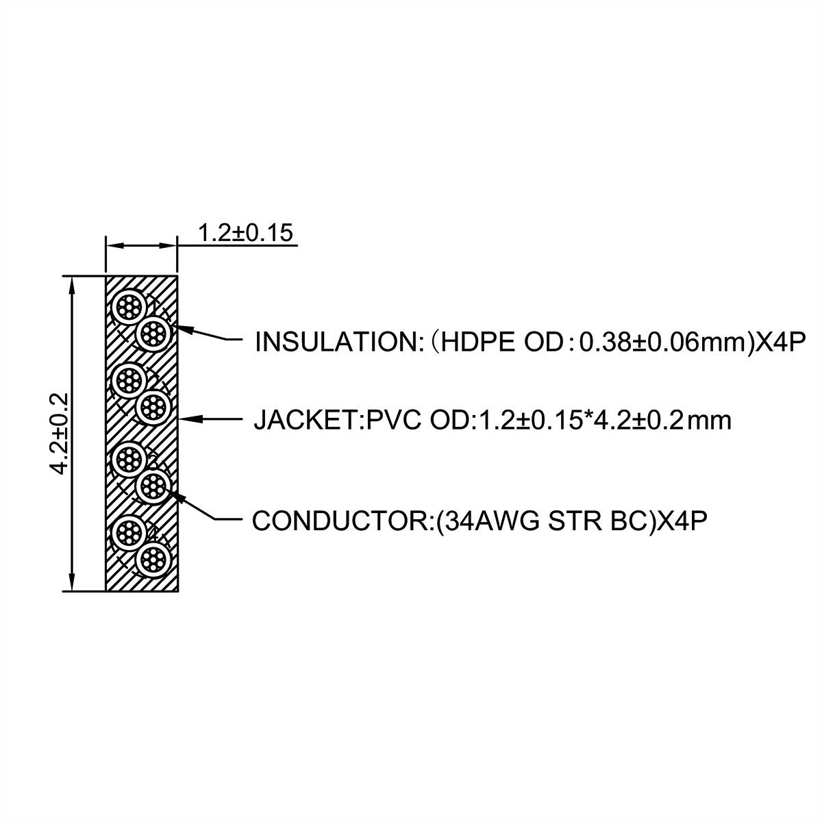 ROLINE UTP Patchkabel Cat.6A (Class EA), extra-flach, schwarz, 1,5 m