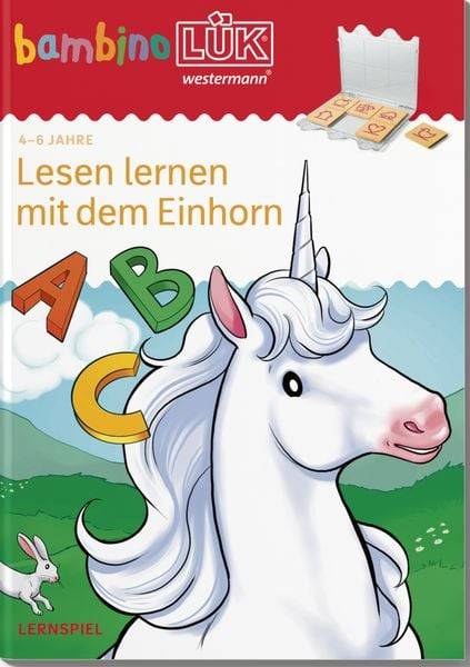 BambinoLÜK. Vorschule. Lesen lernen mit dem Einhorn 4/5/6 Jahre