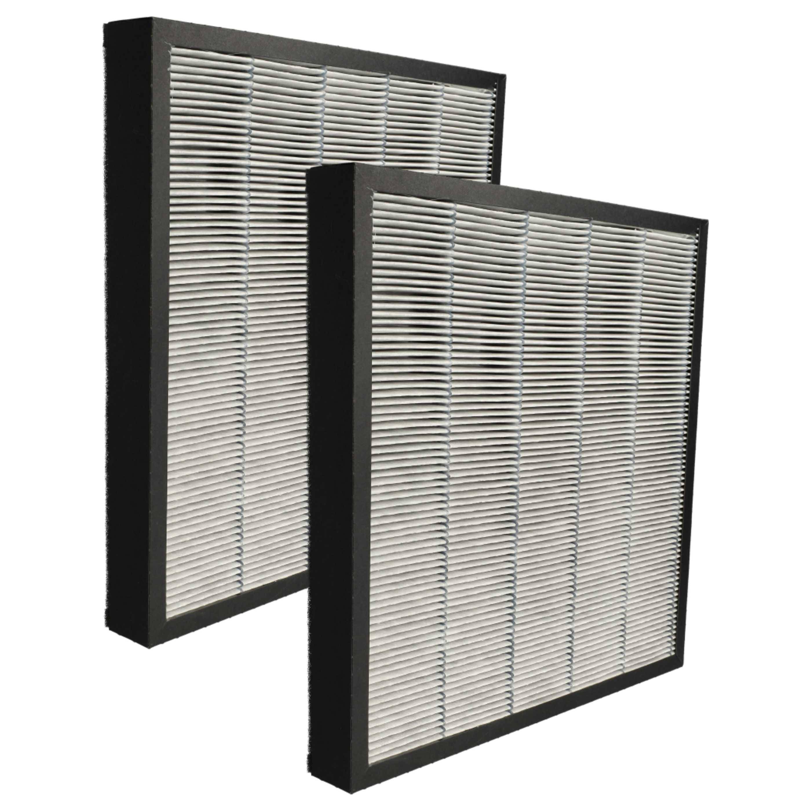 vhbw 2x Luftilter kompatibel mit Boneco H680 Luftreiniger, Luftbefeuchter - Kombifilter HEPA (HEPA 13) + Aktivkohle