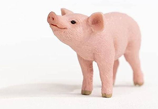 Schleich 13934 - Farm World, Ferkel, Tierfigur, Höhe: 3,3cm