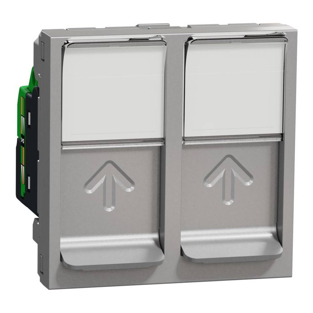 Schneider Electric Unica Datendose 2xRJ45 NU342030