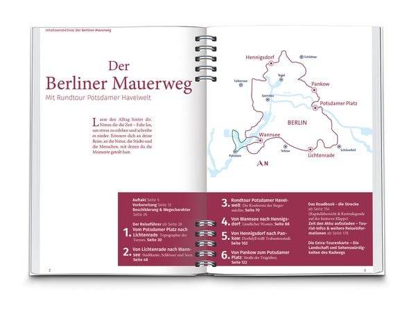KOMPASS Radreiseführer Der Berliner Mauerweg