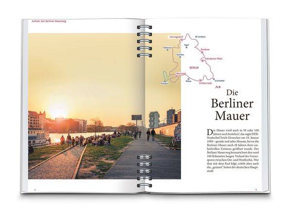 KOMPASS Radreiseführer Der Berliner Mauerweg