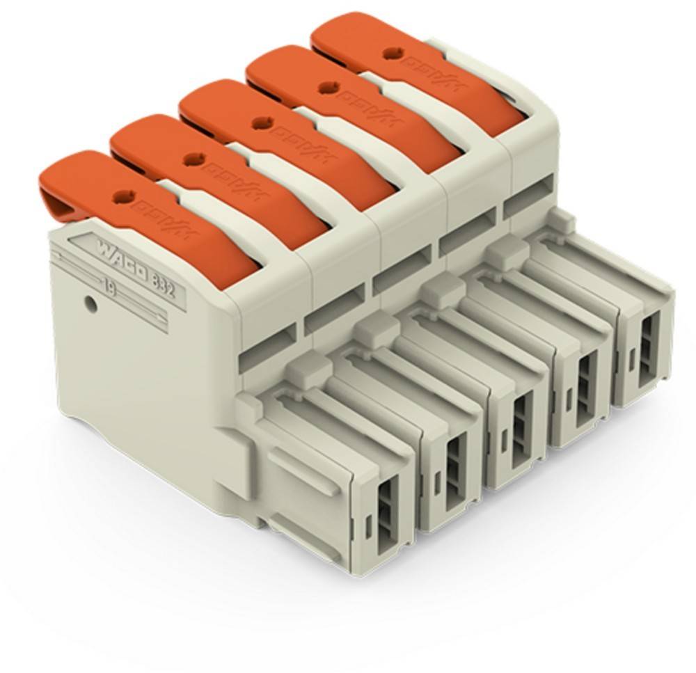 WAGO GmbH & Co. KG 1-Leiter-Federleiste,Hebel 832-1105/000-9037