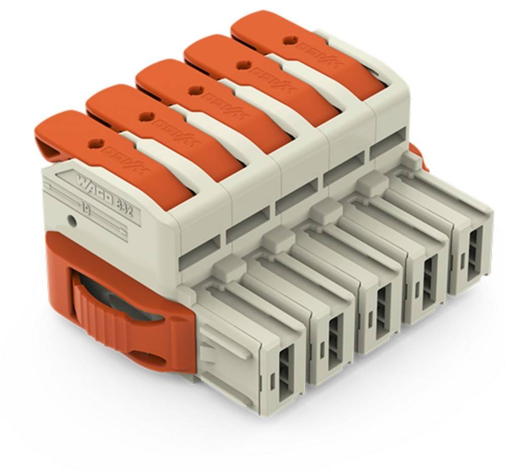 WAGO GmbH & Co. KG 1-Leiter-Federleiste,Hebel 832-1105/037-9037
