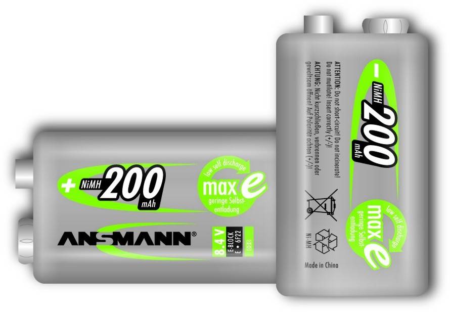 Hückmann Akku 9V Block E 131989