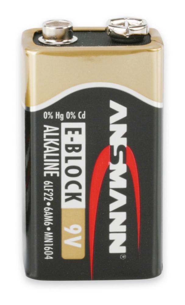 10 Stk. Hückmann Batterie 9V-Block E 133314