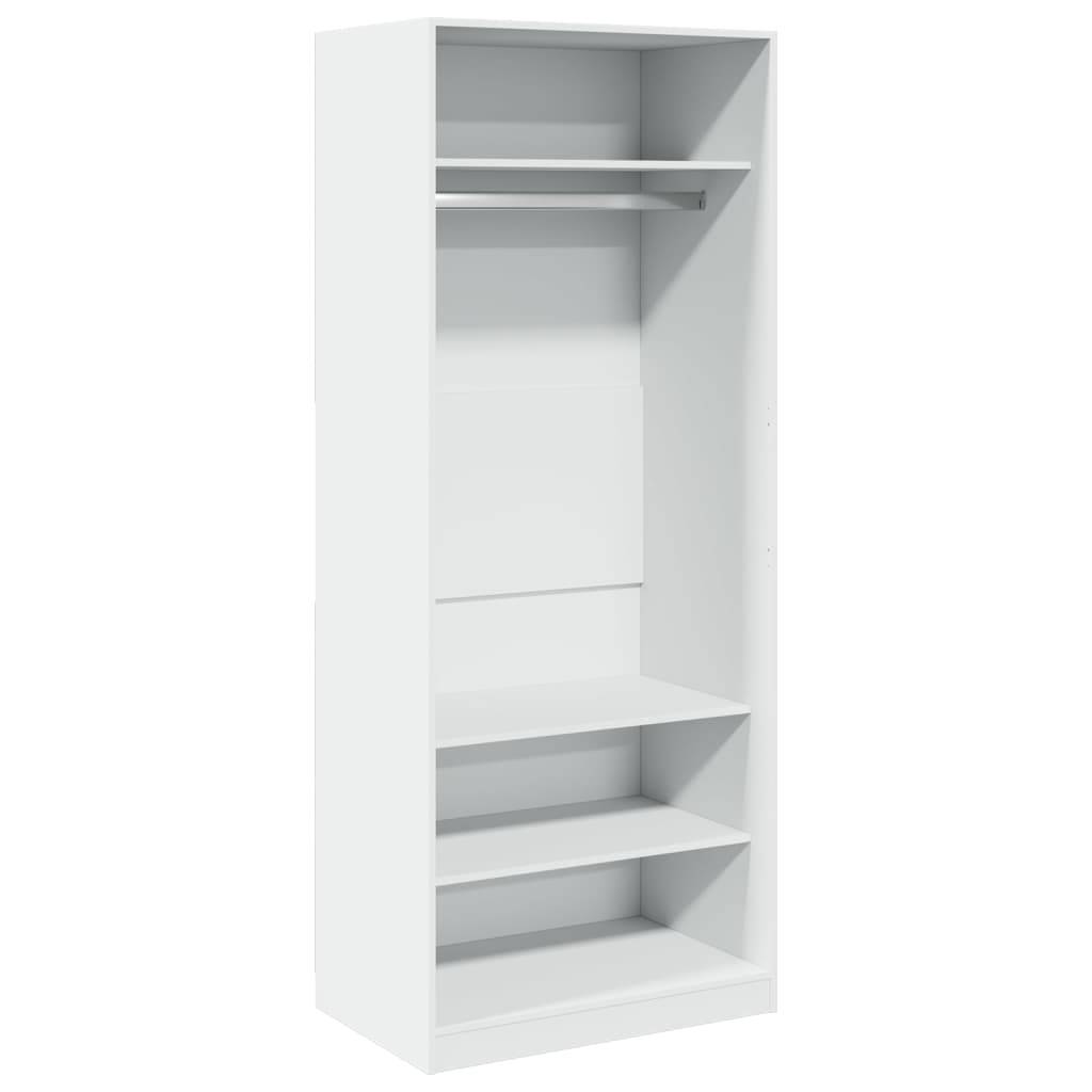 vidaXL Kleiderschrank Weiß 80x50x200 cm Holzwerkstoff