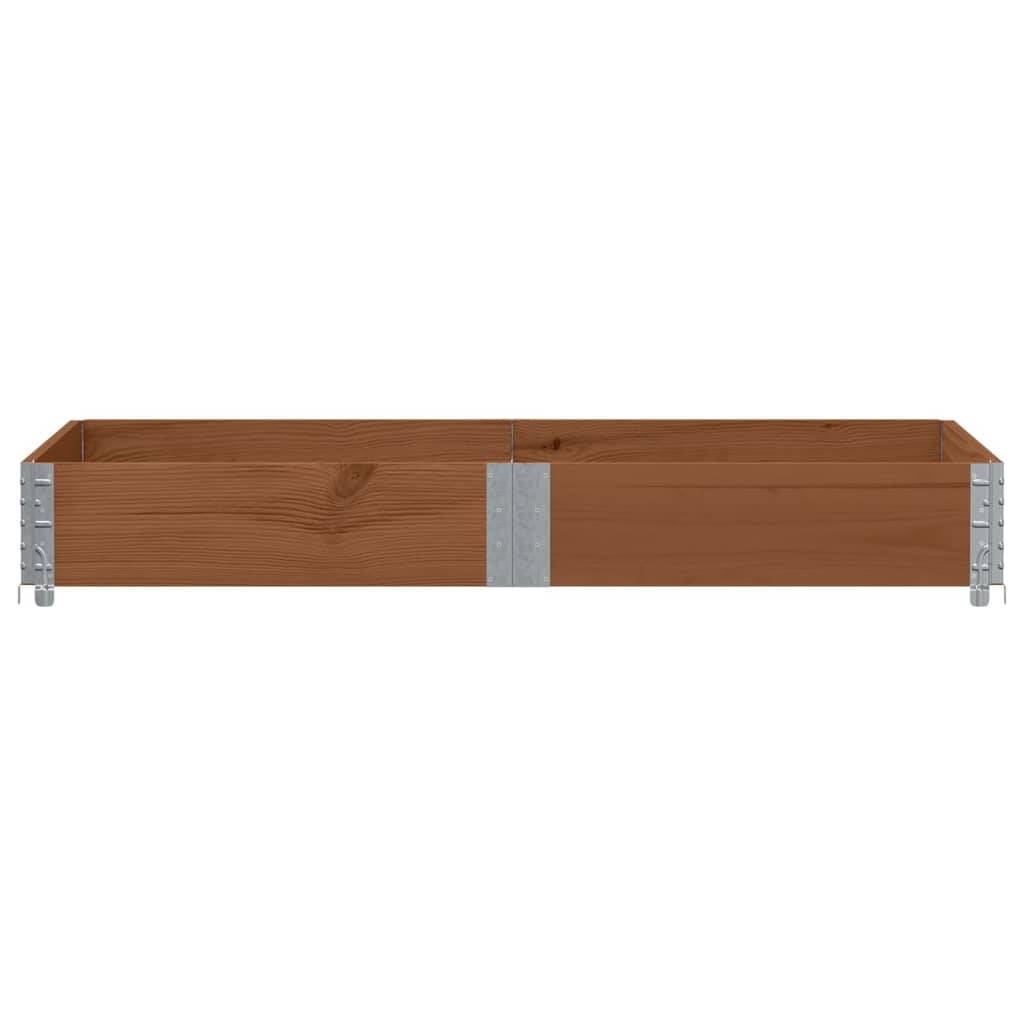 vidaXL Pflanzkasten Braun 150x100 cm Massivholz Kiefer