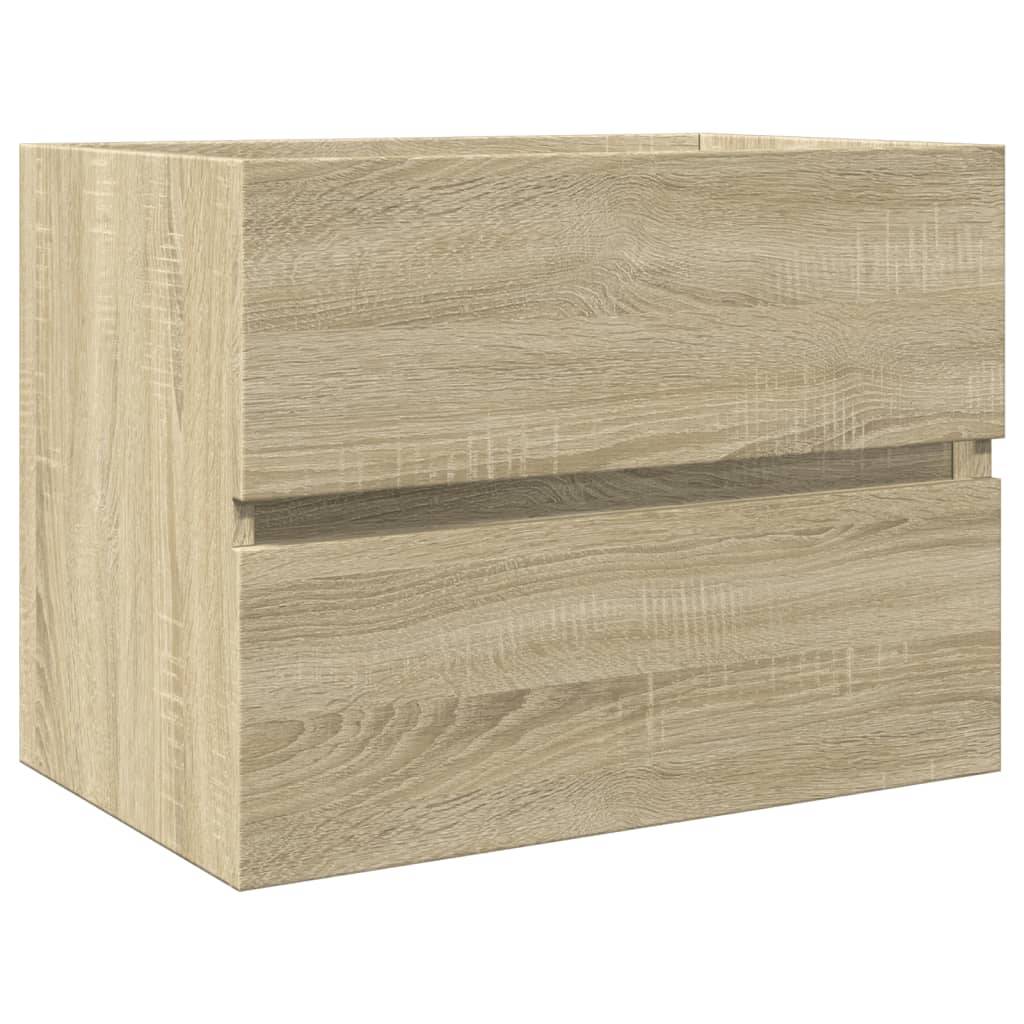 vidaXL 2-tlg. Badmöbel-Set Keramik und Holzwerkstoff