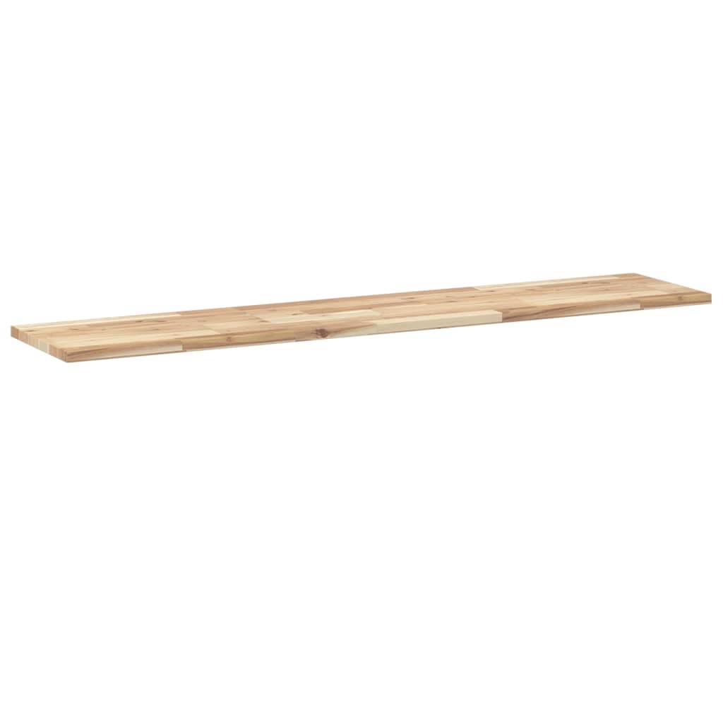 vidaXL Schweberegale 2 Stk. 120x30x2 cm Massivholz Akazie Unbehandelt