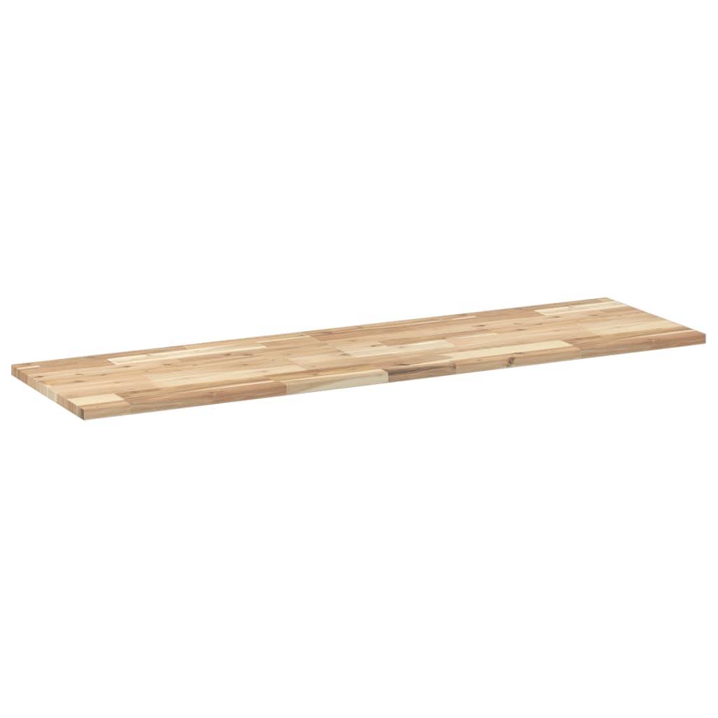 vidaXL Waschtischplatte Unbehandelt 120x40x2 cm Massivholz Akazie
