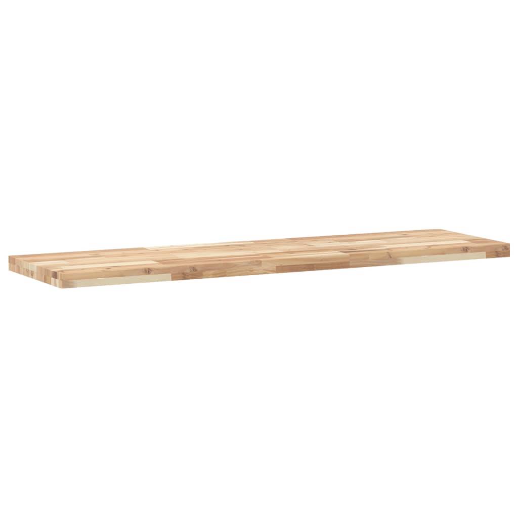 vidaXL Schweberegale 2 Stk. 160x40x4 cm Massivholz Akazie Unbehandelt