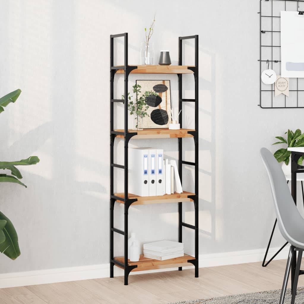 vidaXL Schweberegale 2 Stk. 60x20x4 cm Massivholz Akazie Ölbehandelt