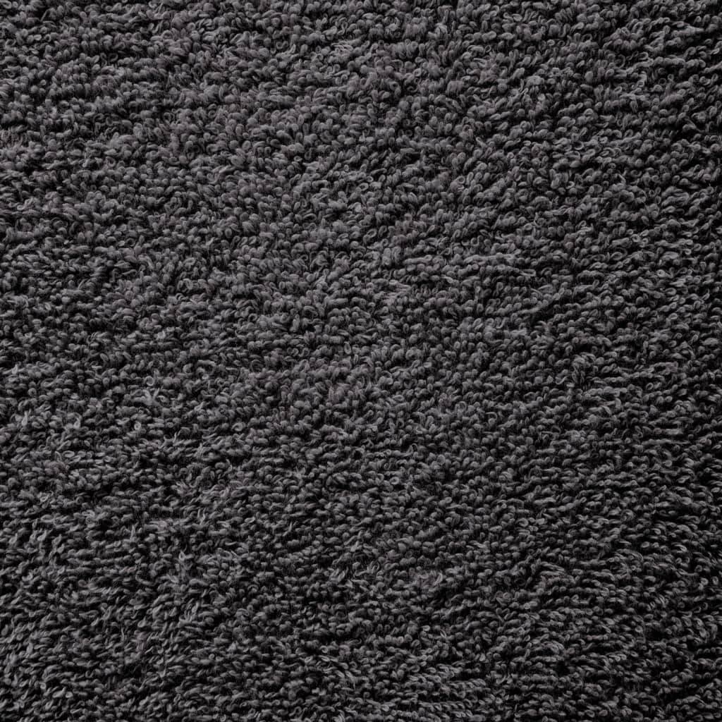vidaXL Premium-Gästetücher SOLUND 2 Stk. Anthrazit 30x50 cm 600 g/m²