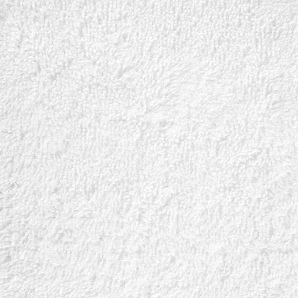 vidaXL Premium-Handtücher SOLUND 2 Stk. Weiß 50x100cm 600 g/m²