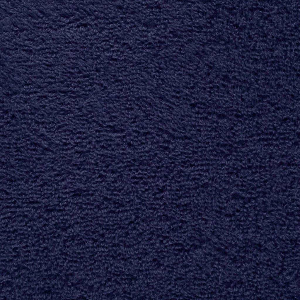 vidaXL Premium-Handtücher SOLUND 10 Stk. Marineblau 50x100 cm 600 g/m²