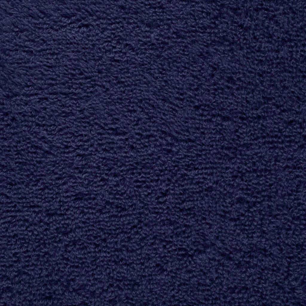 vidaXL Premium-Duschtücher SOLUND 10 Stk. Marineblau 70x140cm 600 g/m²