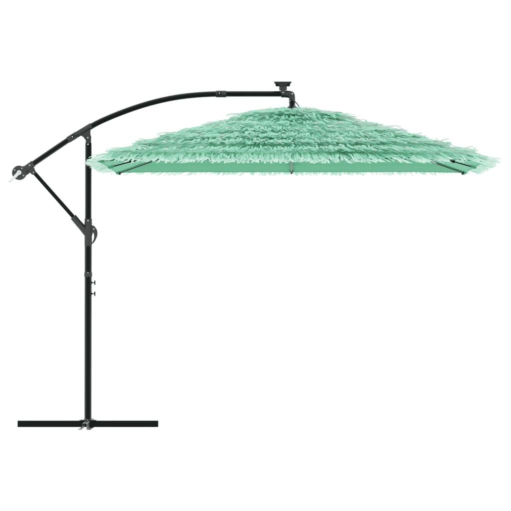 vidaXL Sonnenschirm mit Stahlmast Grün 290x290x238 cm