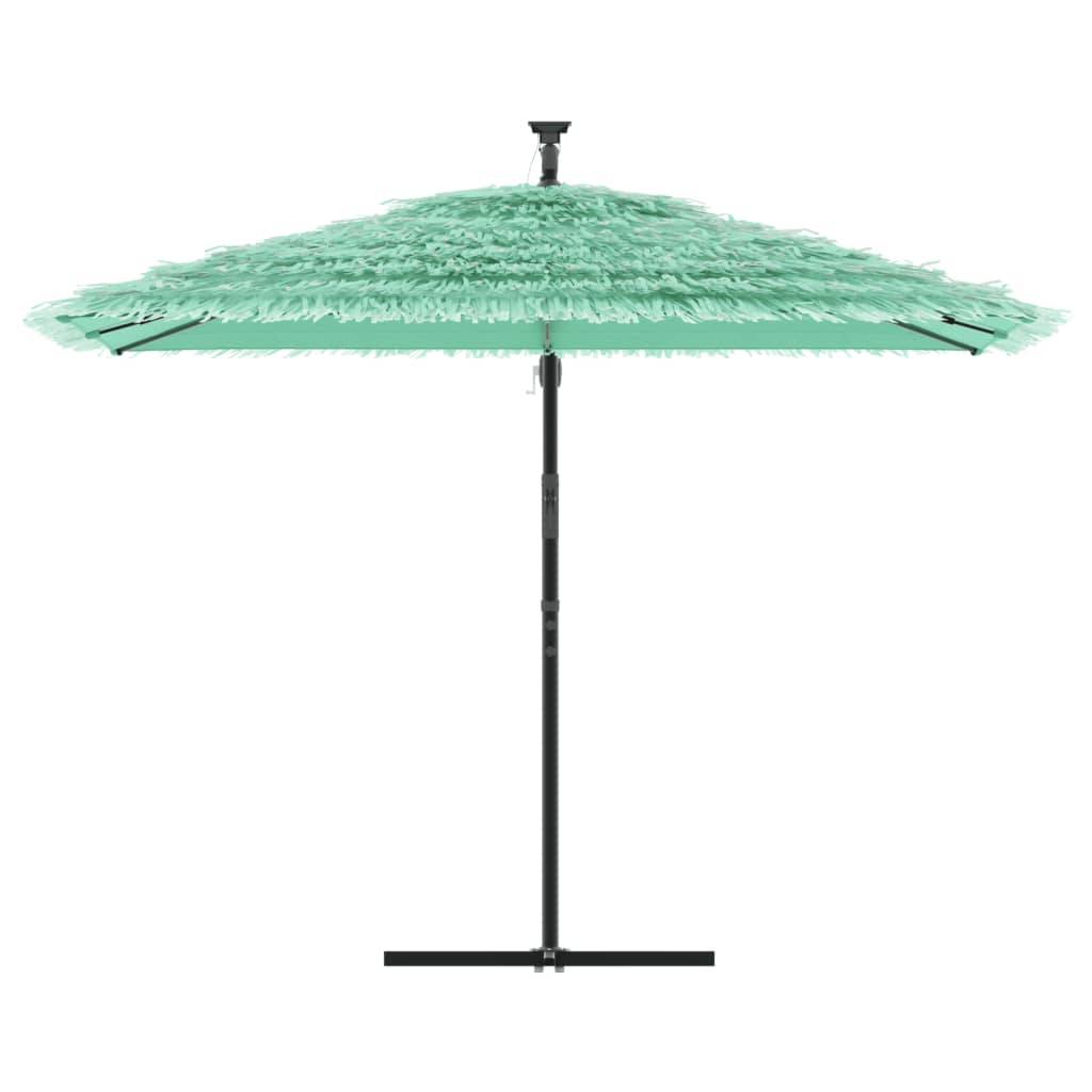 vidaXL Sonnenschirm mit Stahlmast Grün 290x290x238 cm