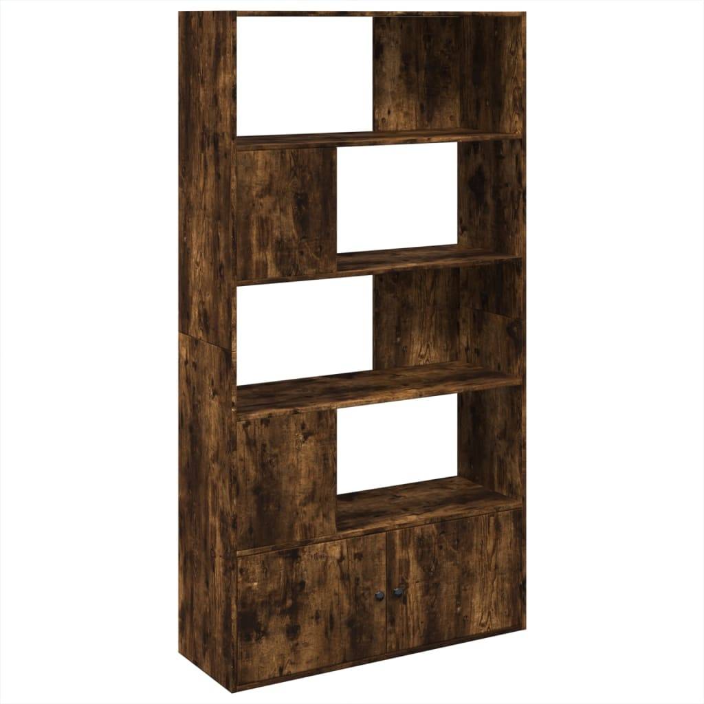 vidaXL Bücherregal Räuchereiche 100x36x189 cm Holzwerkstoff