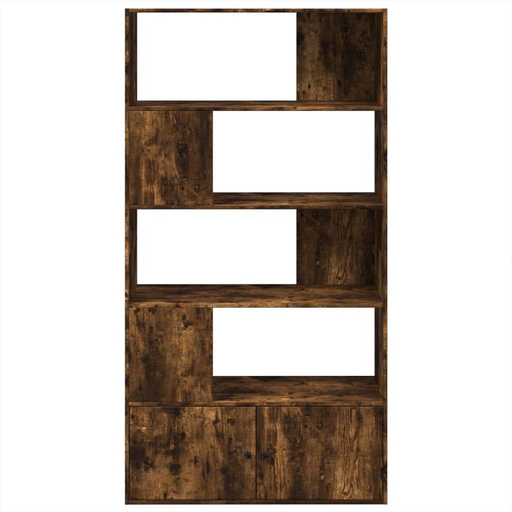 vidaXL Bücherregal Räuchereiche 100x36x189 cm Holzwerkstoff