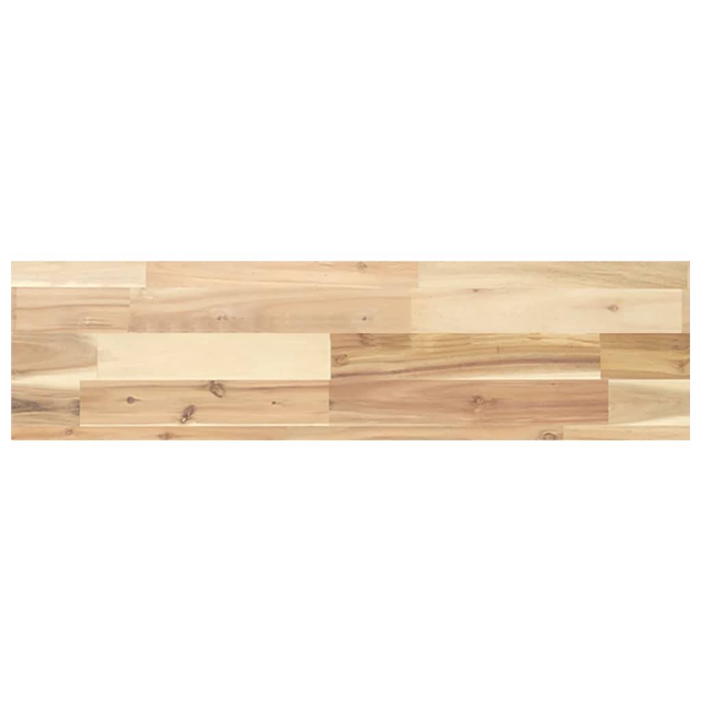 vidaXL Schweberegal 80x20x4 cm Massivholz Akazie Unbehandelt