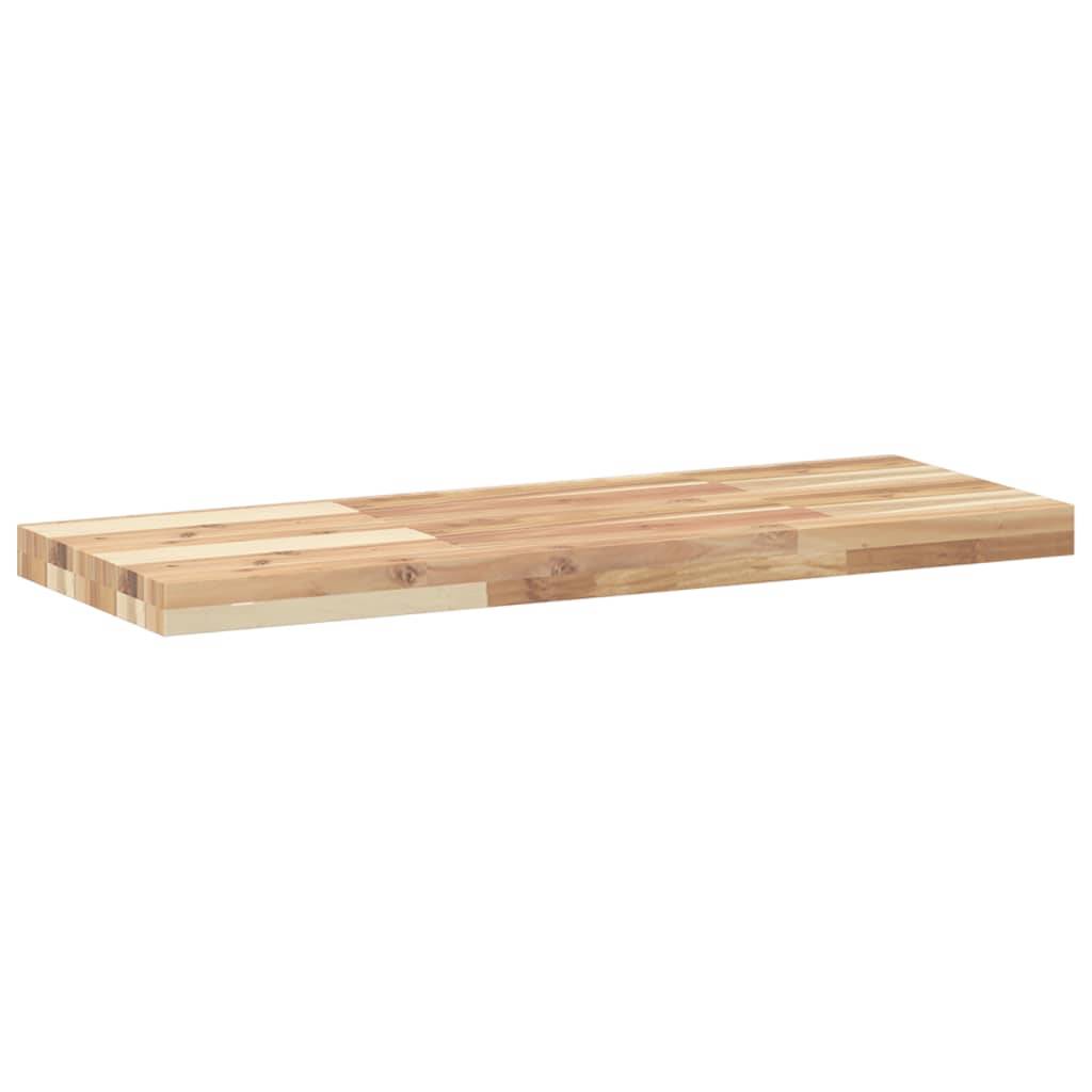 vidaXL Schweberegale 2 Stk. 100x30x4 cm Massivholz Akazie Unbehandelt